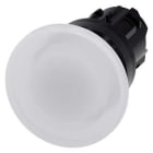 Siemens Industry - BOUTON COUP POING LUMINEUX, 40MM, BLANC