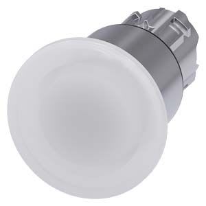 Siemens Industry - BOUTON COUP POING LUMINEUX, 40MM, BLANC