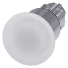 Siemens Industry - BOUTON COUP POING LUMINEUX, 40MM, BLANC