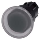 Siemens Industry - BOUTON COUP PNG LUMINEUX, 40MM, TRANSP.
