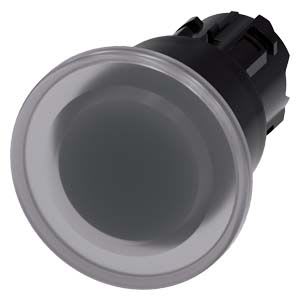 Siemens Industry - BOUTON COUP PNG LUMINEUX, 40MM, TRANSP.