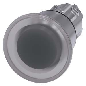 Siemens Industry - BOUTON COUP PNG LUMINEUX, 40MM, TRANSP.