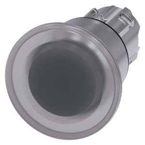Siemens Industry - BOUTON COUP PNG LUMINEUX, 40MM, TRANSP.