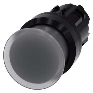 Siemens Industry - BOUTON COUP PNG LUMINEUX, 30MM, TRANSP.
