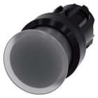 Siemens Industry - BOUTON COUP PNG LUMINEUX, 30MM, TRANSP.