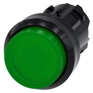 Siemens Industry - BOUTON-POUSSOIR LUMINEUX, VERT