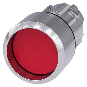 Siemens Industry - BOUTON-POUSSOIR, ROUGE
