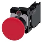 Siemens Industry - BOUTON-POUS. CP. DE POING, 40MM, ROUGE