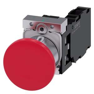 Siemens Industry - BOUTON-POUS. CP. DE POING, 40MM, ROUGE