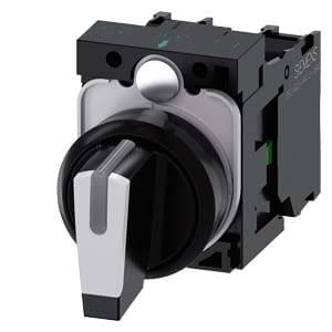 Siemens Industry - COMMUT. MANETTE, I-O-II, NOIR, BLANC