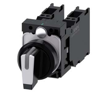 Siemens Industry - COMMUT. MANETTE, I-O-II, NOIR, BLANC