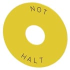 Siemens Industry - RONDELLE ARRET URGENCE, JAUNE