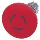 Siemens Industry - BOUT CP PNG LUM ARR.URGENCE, 60MM, ROUGE