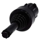 Siemens Industry - Manipulateur, 22 mm, rond, plastique, noir, 2 positions de commutation, vertical