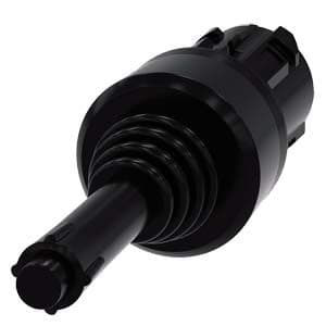 Siemens Industry - Manipulateur, 22 mm, rond, plastique, noir, 4 positions de commutation à accroch
