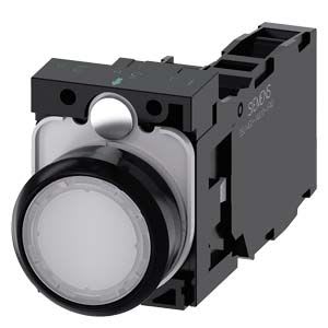 Siemens Industry - BOUTON-POUSSOIR LUMINEUX, BLANC
