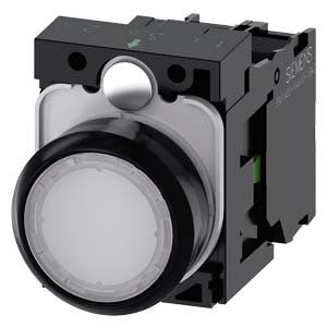 Siemens Industry - BOUTON-POUSSOIR LUMINEUX, BLANC