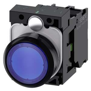 Siemens Industry - BOUTON-POUSSOIR LUMINEUX, BLEU
