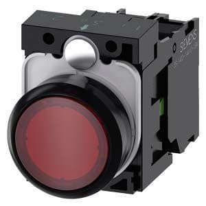 Siemens Industry - BOUTON-POUSSOIR LUMINEUX, ROUGE