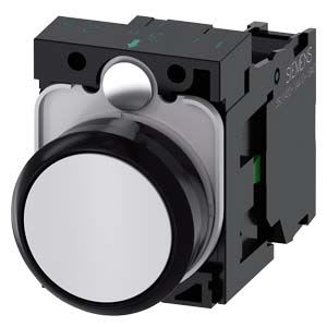 Siemens Industry - BOUTON-POUSSOIR, BLANC