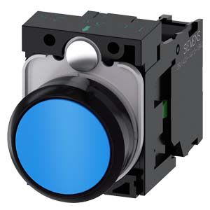 Siemens Industry - BOUTON-POUSSOIR, BLEU
