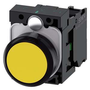 Siemens Industry - BOUTON-POUSSOIR, JAUNE