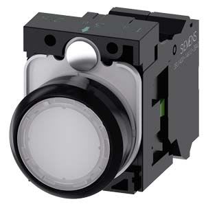 Siemens Industry - BOUTON-POUSSOIR LUMINEUX, BLANC