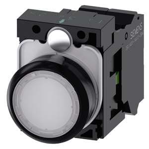 Siemens Industry - BOUTON-POUSSOIR LUMINEUX, BLANC