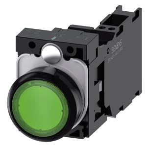 Siemens Industry - BOUTON-POUSSOIR LUMINEUX, VERT