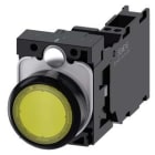 Siemens Industry - BOUTON-POUSSOIR LUMINEUX, JAUNE