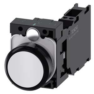 Siemens Industry - BOUTON-POUSSOIR, BLANC