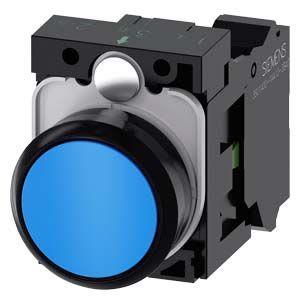 Siemens Industry - BOUTON-POUSSOIR, BLEU