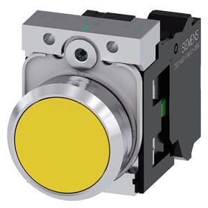 Siemens Industry - BOUTON-POUSSOIR, JAUNE