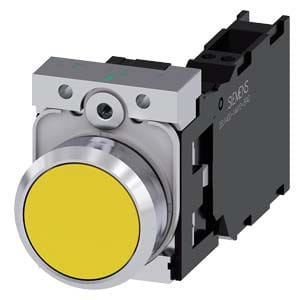 Siemens Industry - BOUTON-POUSSOIR, JAUNE