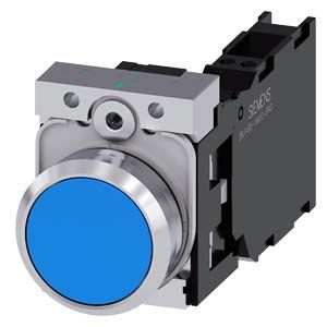 Siemens Industry - BOUTON-POUSSOIR, BLEU