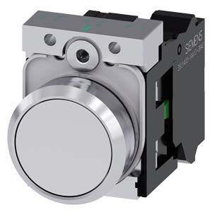 Siemens Industry - BOUTON-POUSSOIR, BLANC