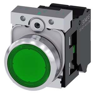 Siemens Industry - BOUTON-POUSSOIR LUMINEUX, VERT