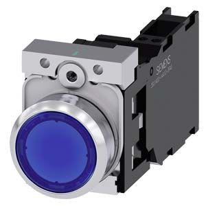 Siemens Industry - BOUTON-POUSSOIR LUMINEUX, BLEU