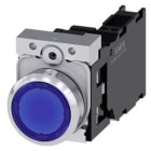 Siemens Industry - BOUTON-POUSSOIR LUMINEUX, BLEU