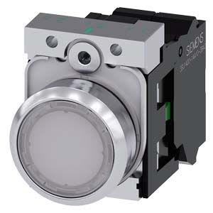 Siemens Industry - BOUTON-POUSSOIR LUMINEUX, BLANC