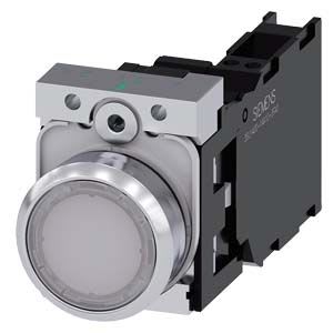 Siemens Industry - BOUTON-POUSSOIR LUMINEUX, BLANC