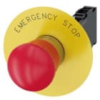 Siemens Industry - BOUTON-P. CP. PNG ARR. URG. 40MM, ROUGE