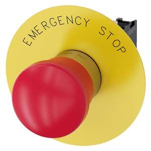 Siemens Industry - BOUTON-P. CP. PNG ARR. URG. 40MM, ROUGE