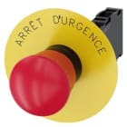 Siemens Industry - BOUTON-P. CP. PNG ARR. URG. 40MM, ROUGE