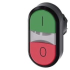 Siemens Industry - B.-POUS. DBLE TOUCHE, VERT, ROUGE