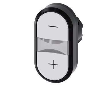 Siemens Industry - B.-POUS. DBLE TOUCHE, BLANC, BLANC