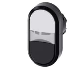 Siemens Industry - B.-POUS. DBLE TOUCHE, BLANC, NOIR