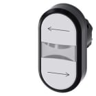 Siemens Industry - B.-POUS. DBLE TOUCHE, BLANC, BLANC