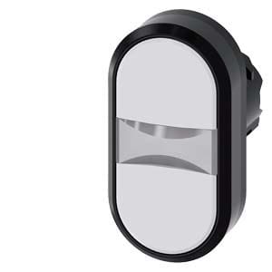 Siemens Industry - B.-POUS. LUMIN. DBLE TOUCHE, BLANC,BLANC