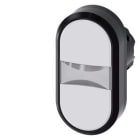 Siemens Industry - B.-POUS. LUMIN. DBLE TOUCHE, BLANC,BLANC